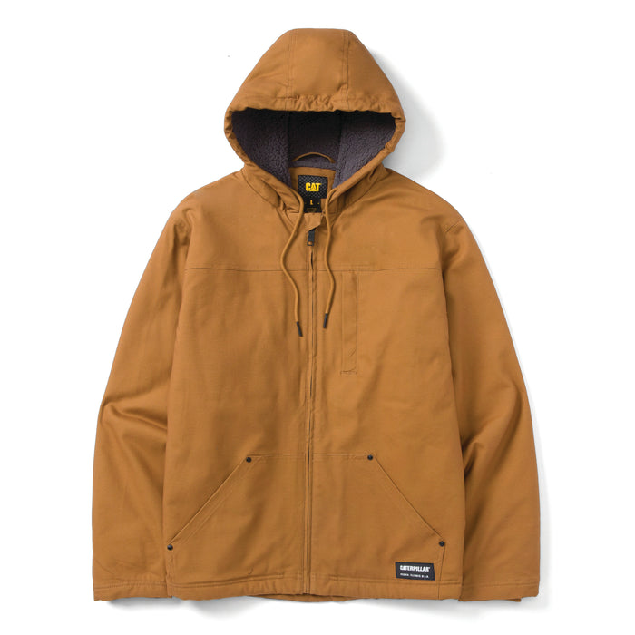 caterpillar Hooded Sherpa Lined Jacket