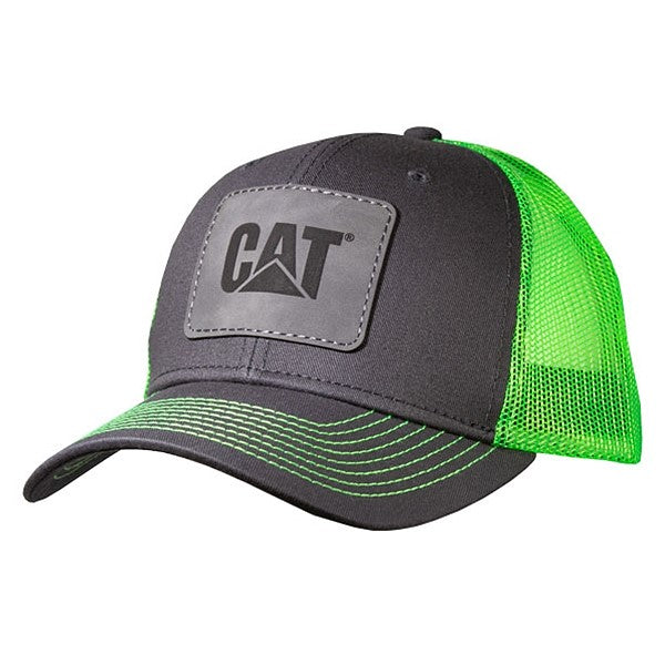caterpillar Industry Grey Cap w/Neon Mesh