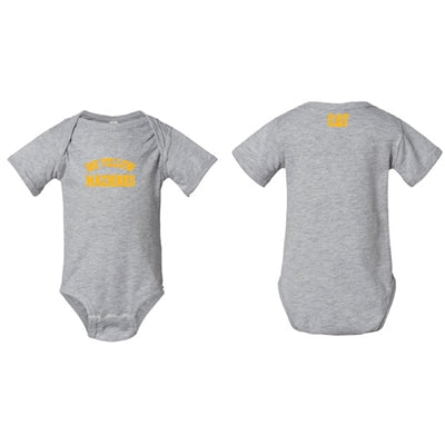 caterpillar Infant Big Yellow Machine Bodysuit
