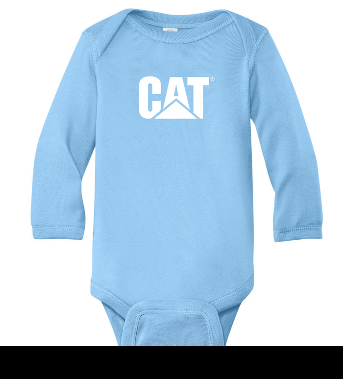 caterpillar Infant L/S Baby Rib Bodysuit