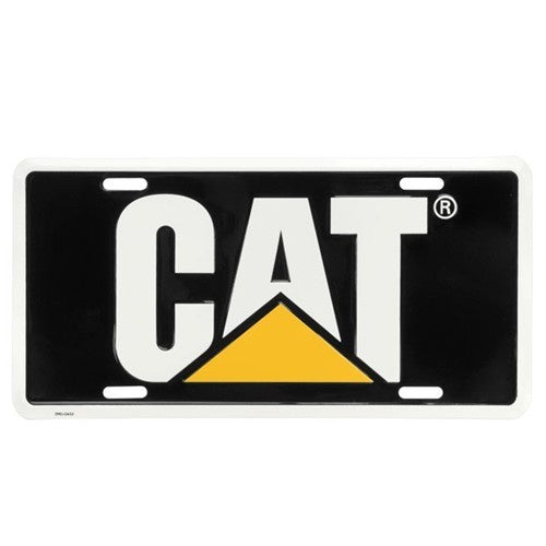 caterpillar License Plate Blk/2tn