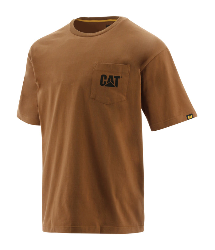 Caterpillar Logo Pocket Tees