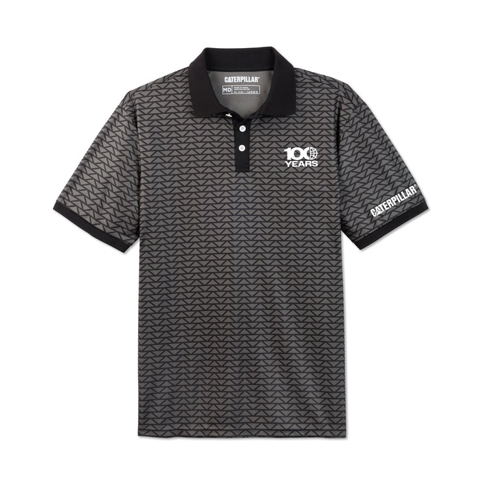 caterpillar Men's 100 Year Polo