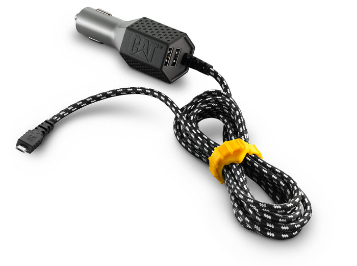 Caterpillar Micro 2 USB Port Vehicle Charger
