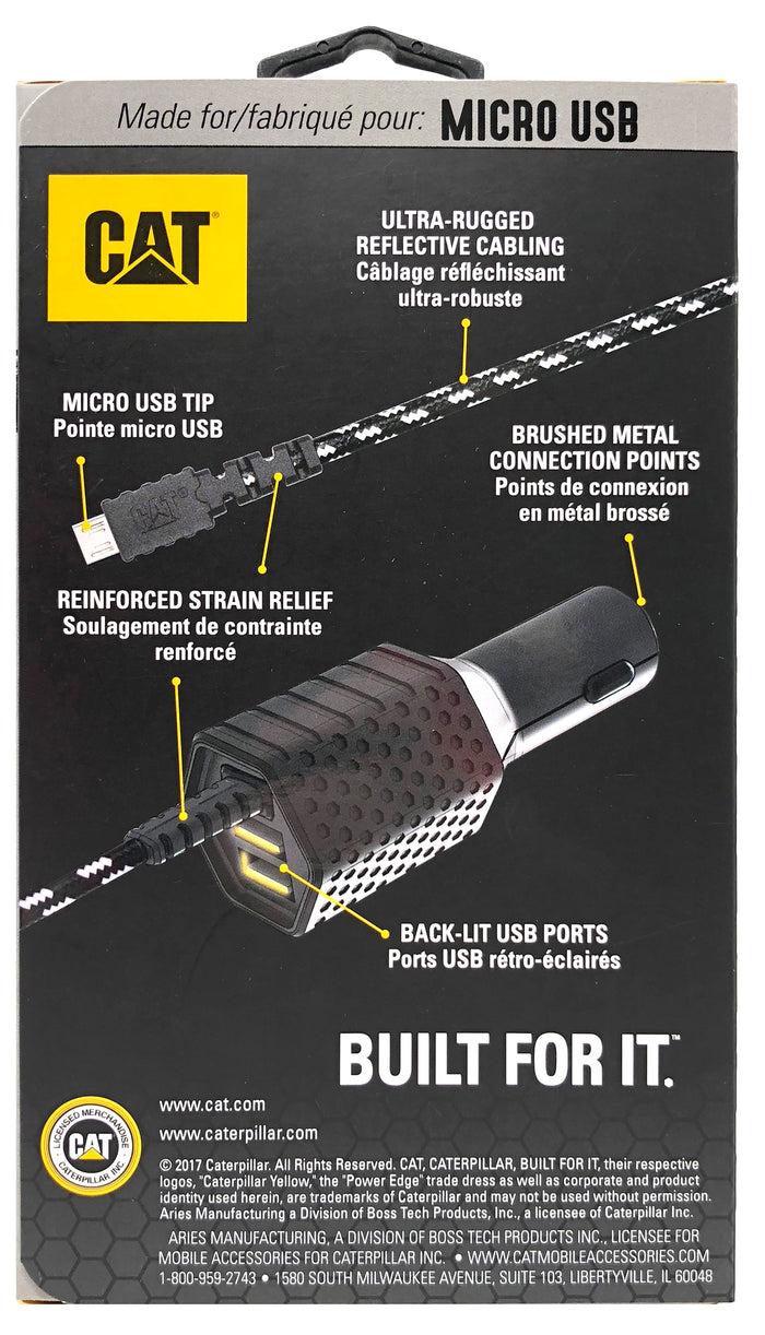 Caterpillar Micro 2 USB Port Vehicle Charger