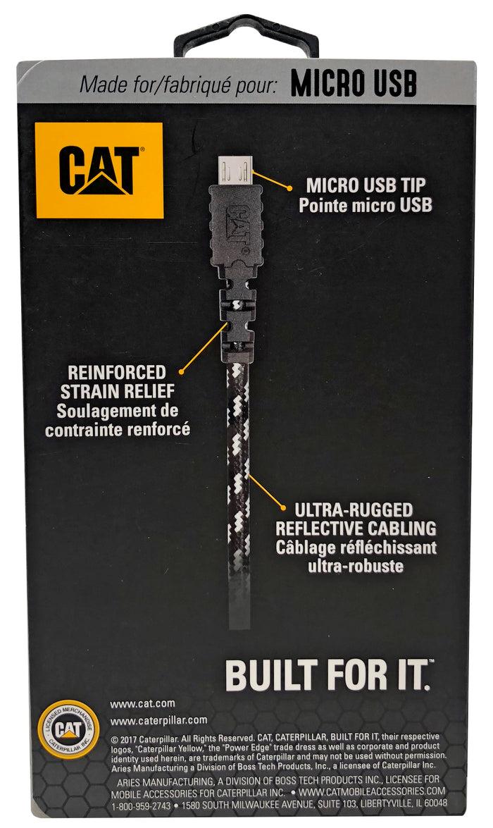 Caterpillar Micro USB To USB 10' Cable