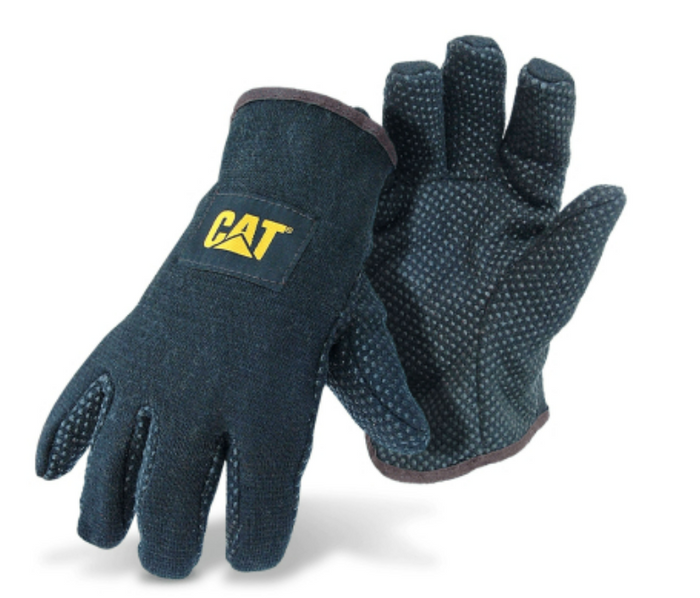 caterpillar Open Cuff Fleece Lined Jersey Glove