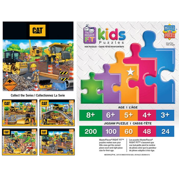 Caterpillar Parking Lot 60 Piece Puzzle