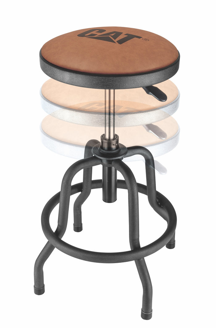 Caterpillar Rustic Designer Shop Stool