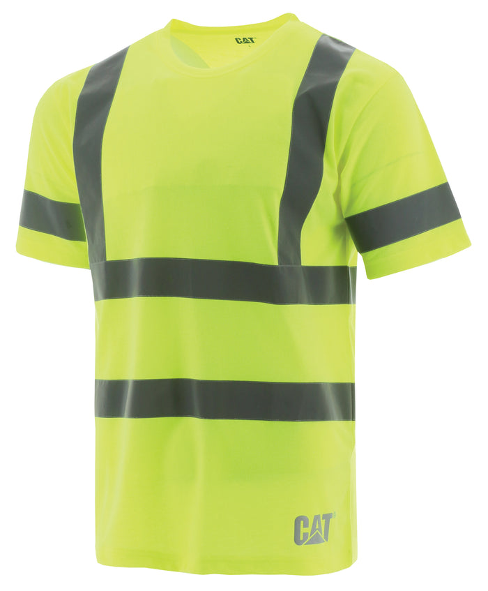 caterpillar S/S Hi-Vis Class III Tee