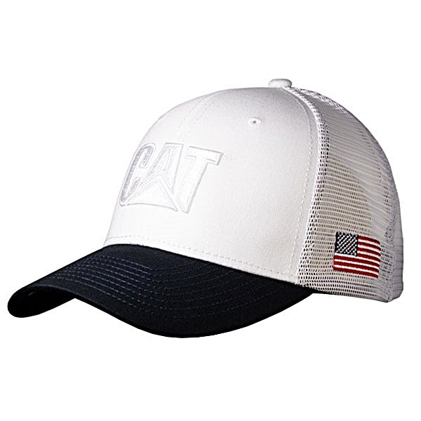 caterpillar Side Flag Logo Cap