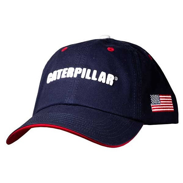 caterpillar Statesman Cap w/Side Flag