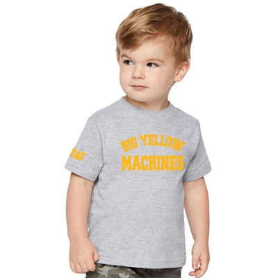 caterpillar Toddler Big Yellow Machine Tee