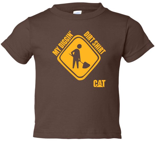 caterpillar Toddler Diggin' Dirt Tee