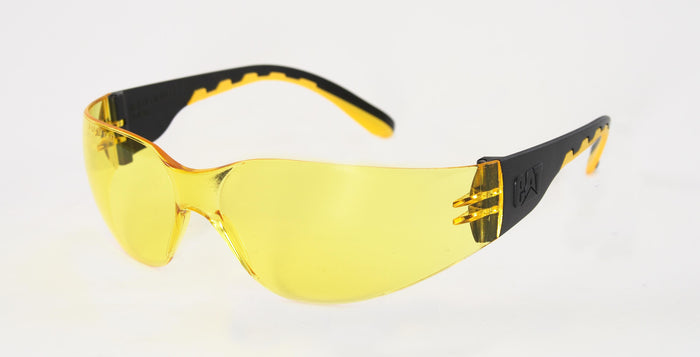 caterpillar Track Safety Glasses Yellow