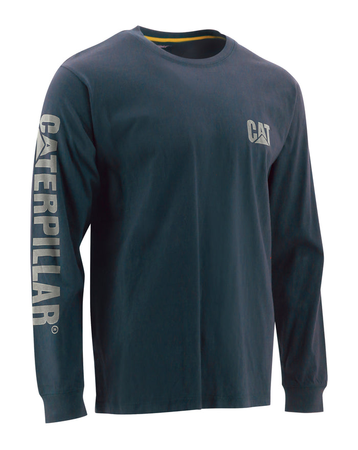 Caterpillar Trademark Banner L/S Tee