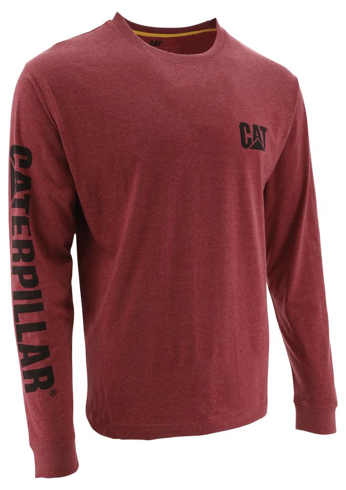 caterpillar Trademark Banner L/S Tee