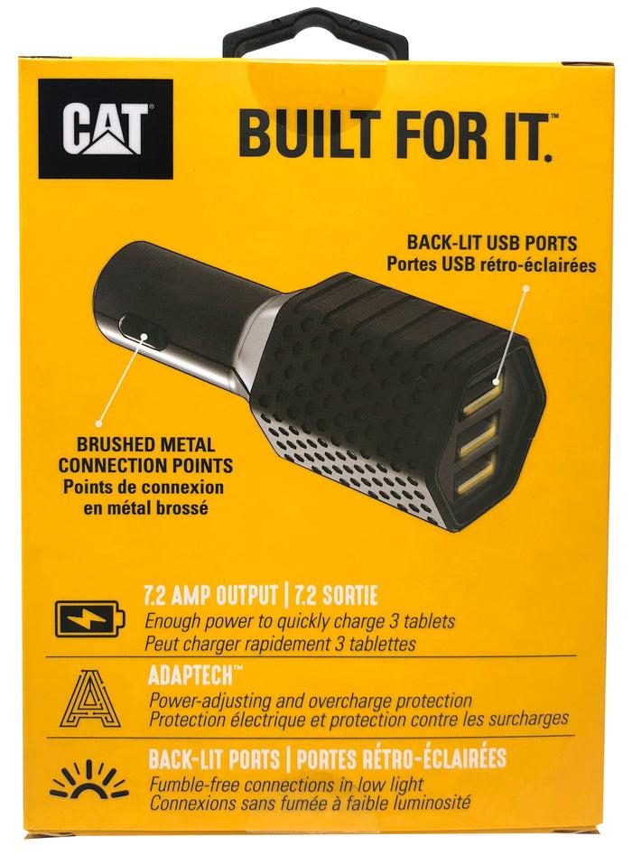 Caterpillar Triple USB DC Vehicle Adapter