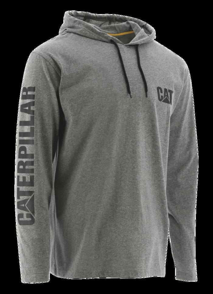 Caterpillar UPF Hooded Banner L/S Tee