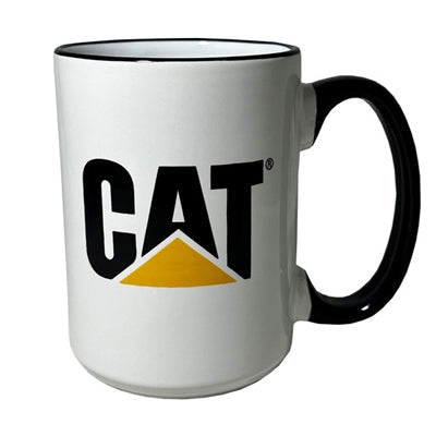 caterpillar White Cat® Mug