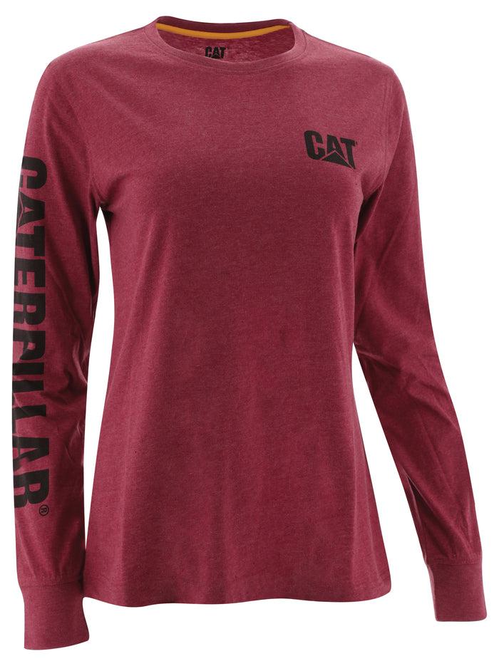 Caterpillar Women's Trademark Banner L/S Tee