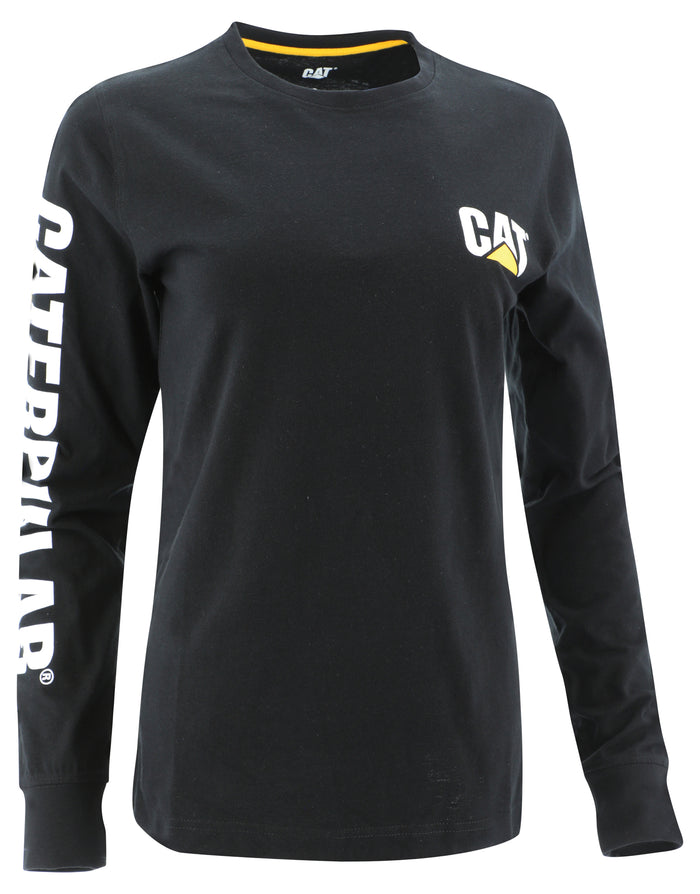 caterpillar Women's Trademark Banner L/S Tee