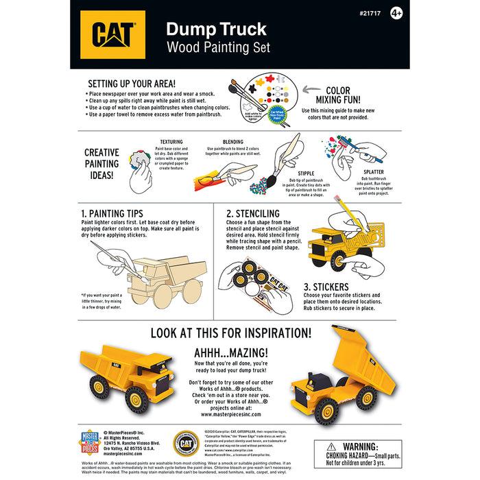 Caterpillar Wood Paint Kit Dumptruck