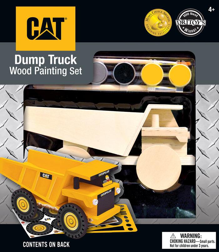 caterpillar Wood Paint Kit Dumptruck