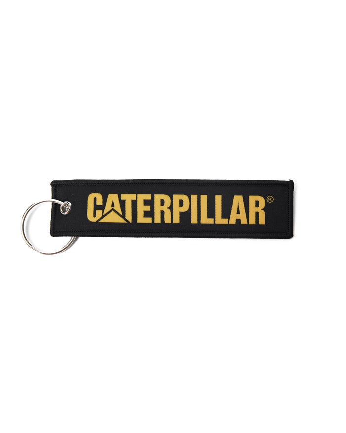 caterpillar Woven Key Tag
