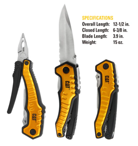 Caterpillar XL Multi-Tool With Pouch