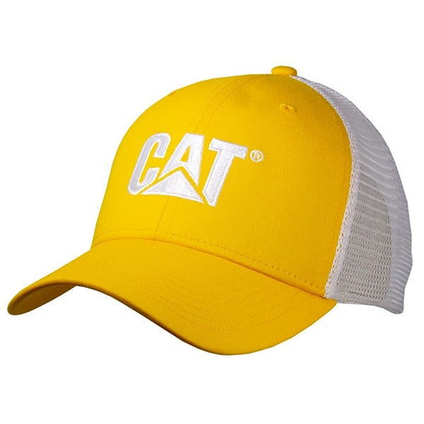 caterpillar Yellow Cap w/White Logo
