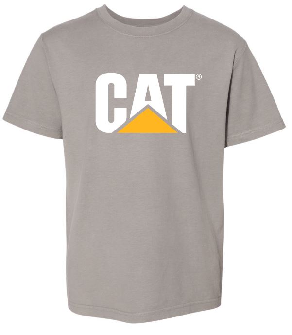 Caterpillar Youth Cotton Logo Tee