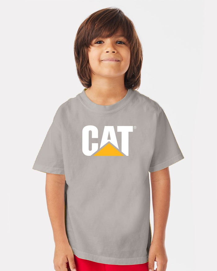 caterpillar Youth Cotton Logo Tee