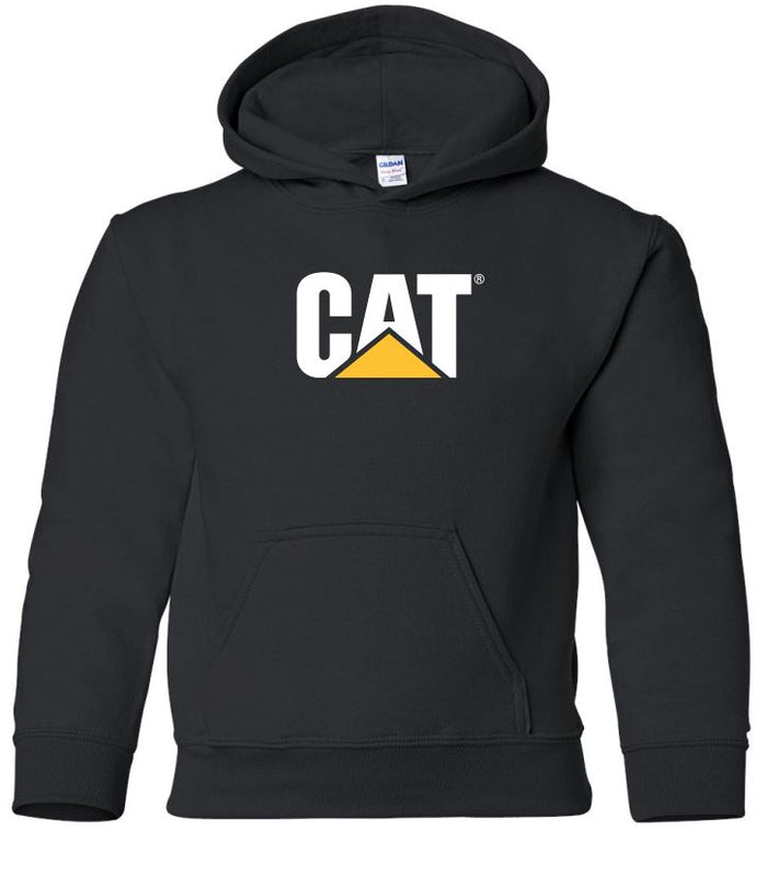 caterpillar Youth Hooded Sweatshirt Blk/2TN