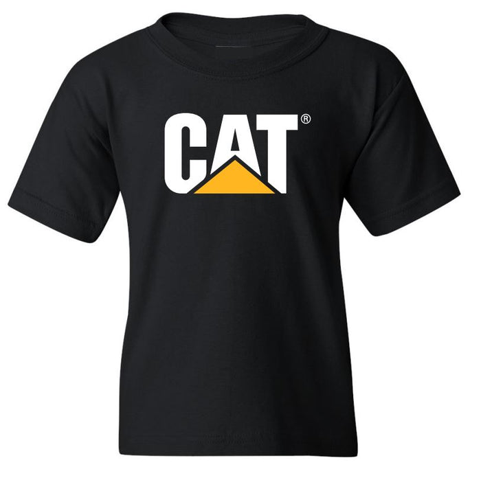 caterpillar Youth Logo Tee