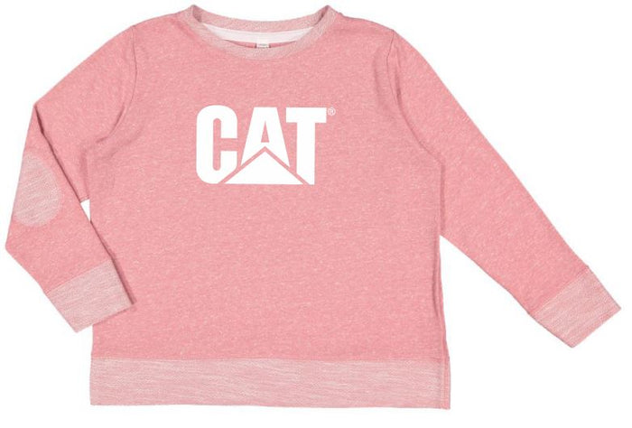 caterpillar Youth Melange Stitched Long Sleeve Tee