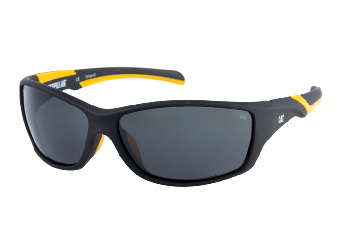 caterpillar Grader Sunglasses Matte Black w/Smoke Lens