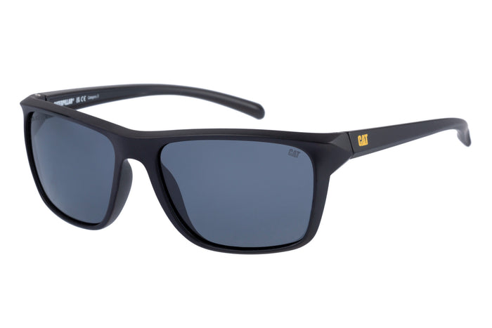 caterpillar Sharp Sunglasses Matte Black w/Smoke Lens