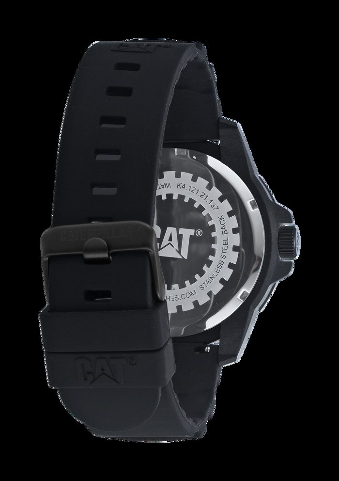 Caterpillar Special OPS 4 Watch Black Dial W/Silicone Strap