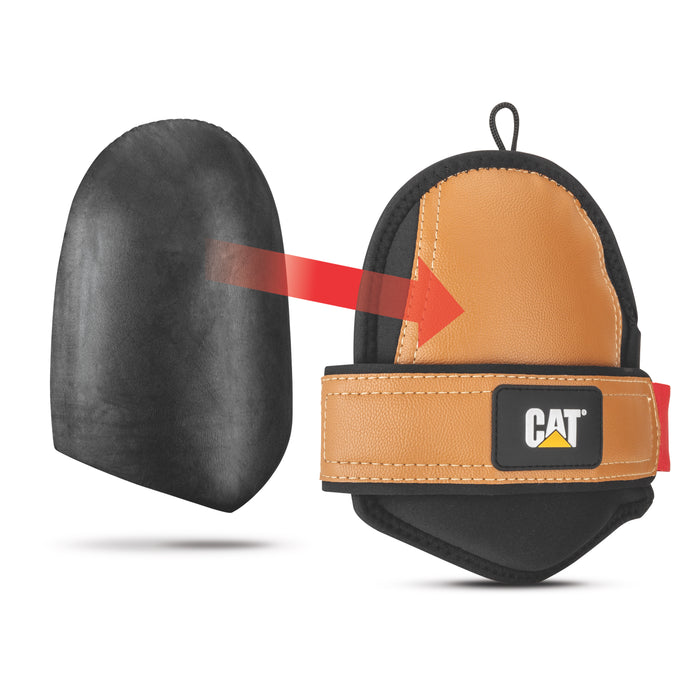 caterpillar Ultra-Soft Synthetic Leather Knee Pads - Large