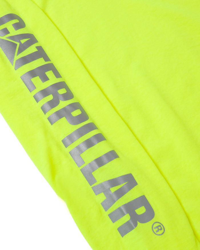 Caterpillar Women's Hi-Vis UPF Hooded Banner L/S Tee