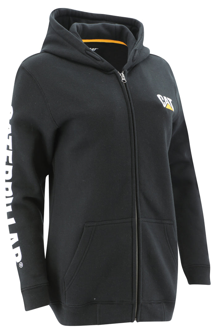 caterpillar Women's Trademark Banner Full Zip Hoodie