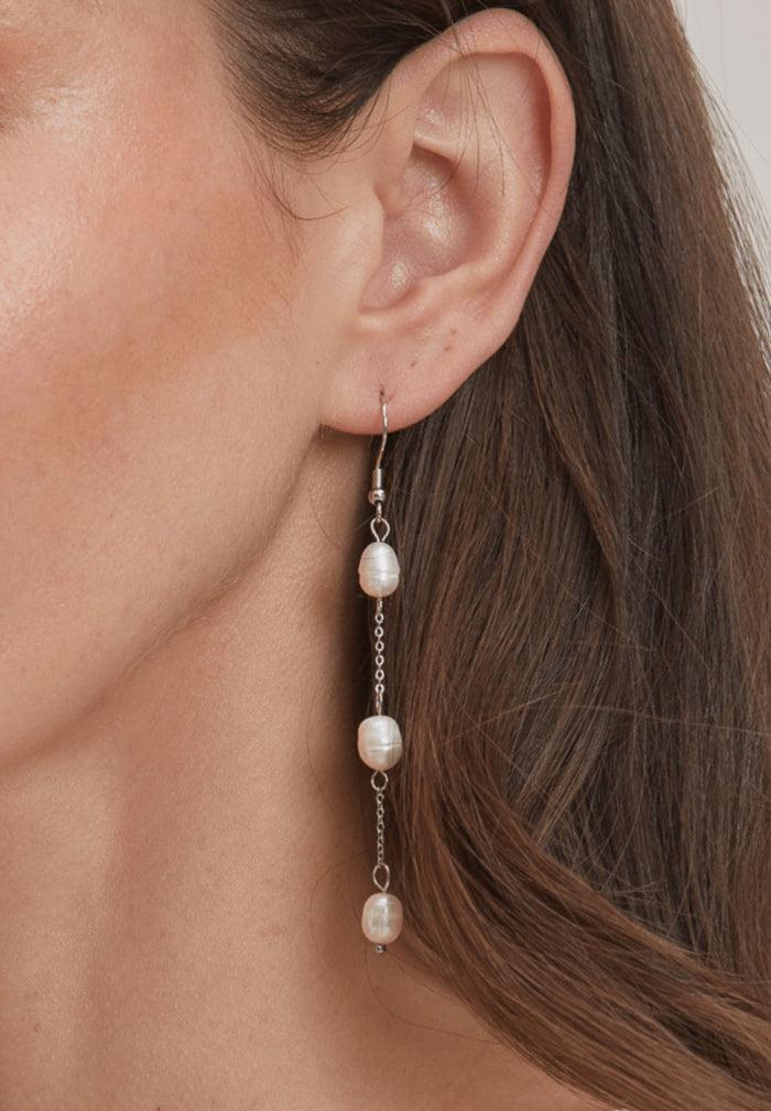 Catherine Deane Astoria Earrings Silver