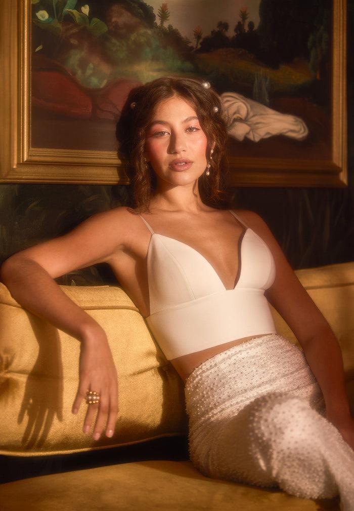 Catherine Deane Bastion Bralette Crepe