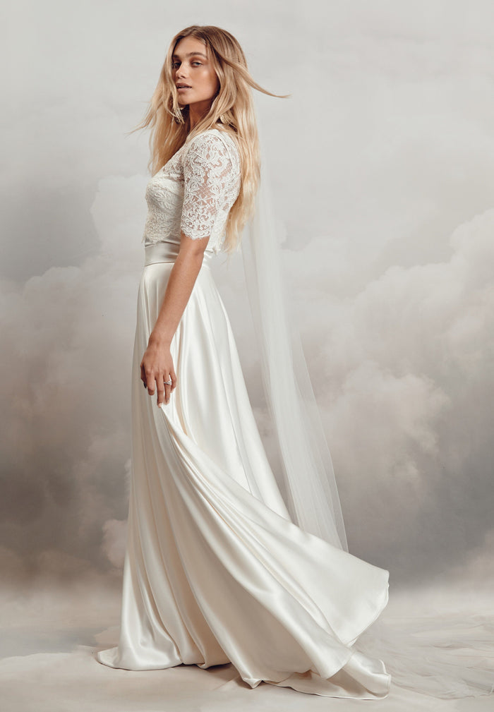 catherine deane Chelsea Veil Oyster