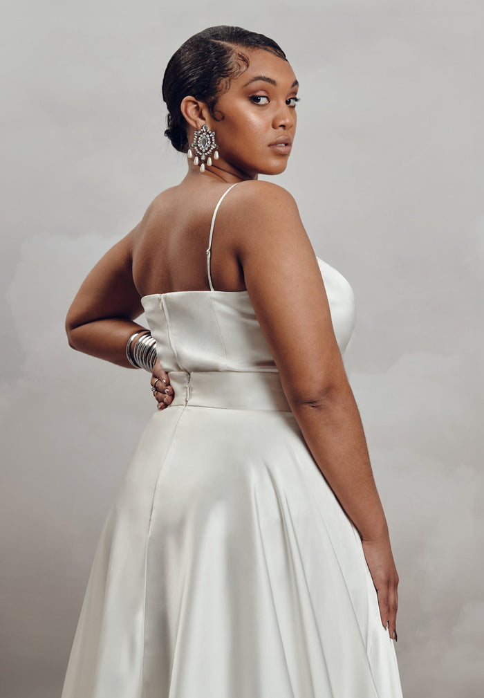 Catherine Deane Darla Bodice Satin - Curve