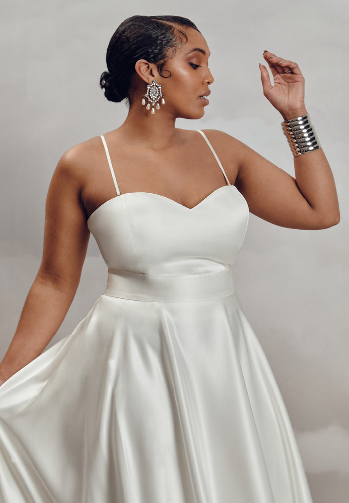 catherine deane Darla Bodice Satin - Curve