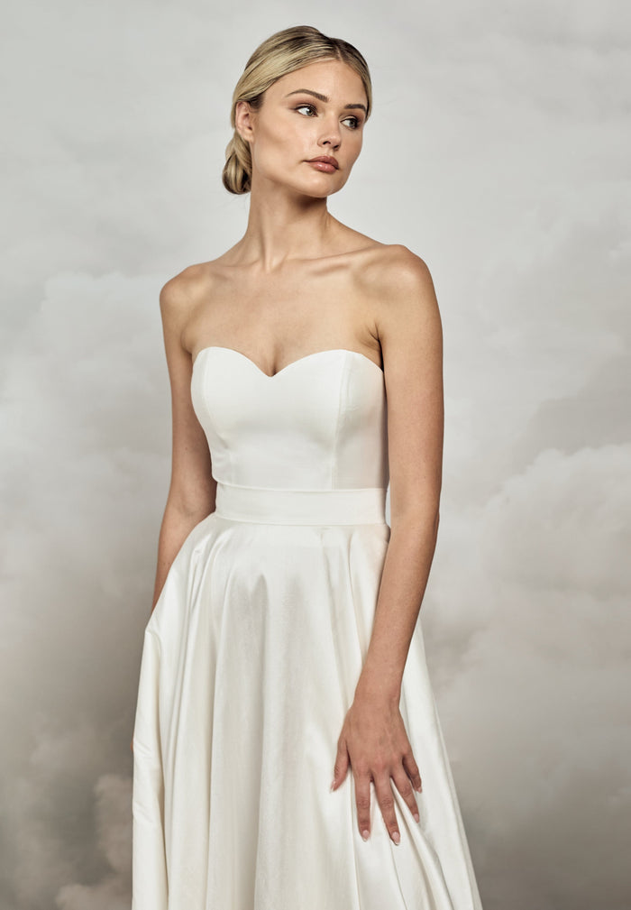 catherine deane Darla Bodice Silk Dupion