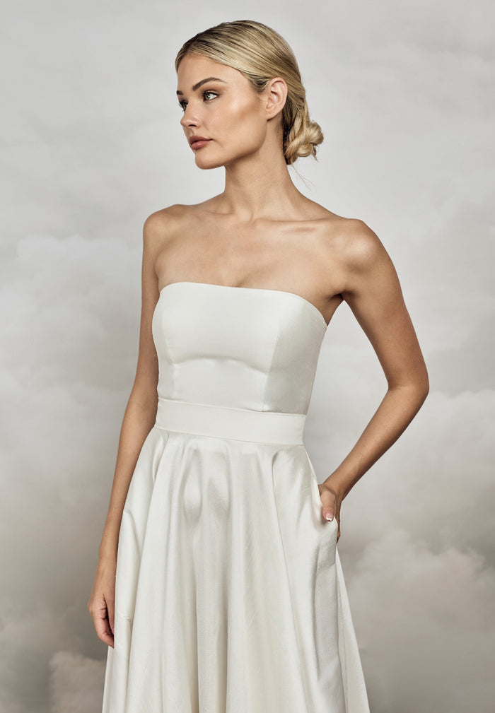 catherine deane Eva Bandeau Silk Dupion