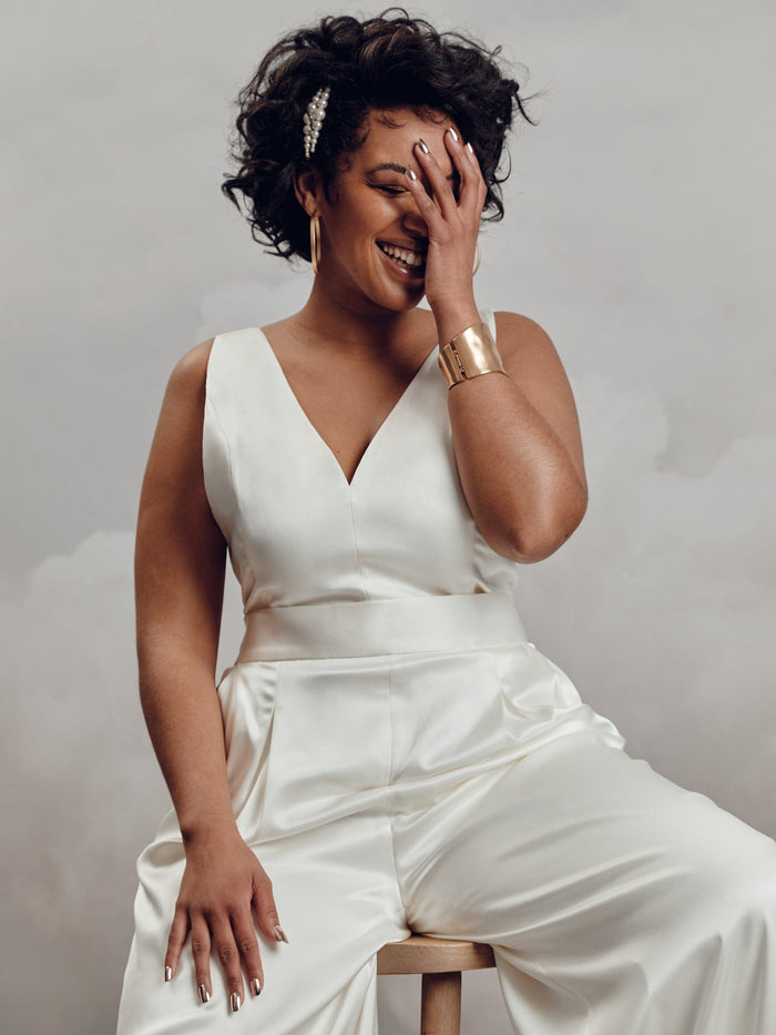 catherine deane Livi Top Satin - Curve